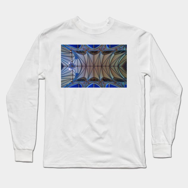 Geometric Ceiling, Savannah Long Sleeve T-Shirt by BrianPShaw